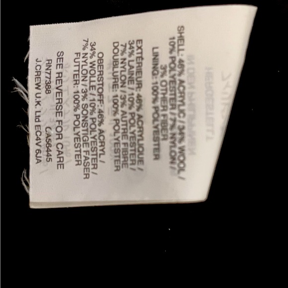 Stylish Green Tweed Coat by J Crew - Picture 4 of 6